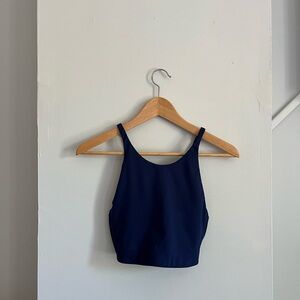 Girlfriend Collective Navy Blue Women's Top